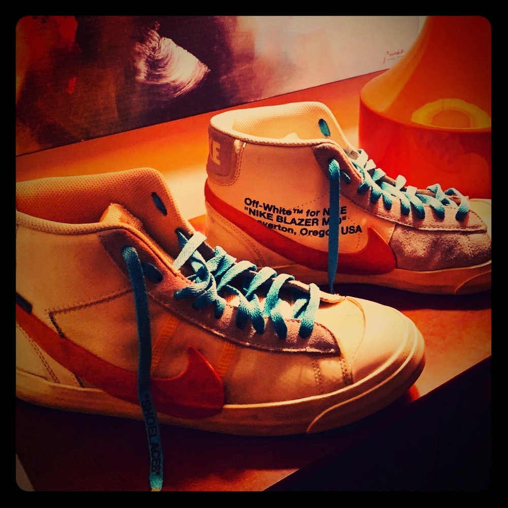 AUTHENTIC OFF-WHITE X NIKE MID BLAZER AA3832-700